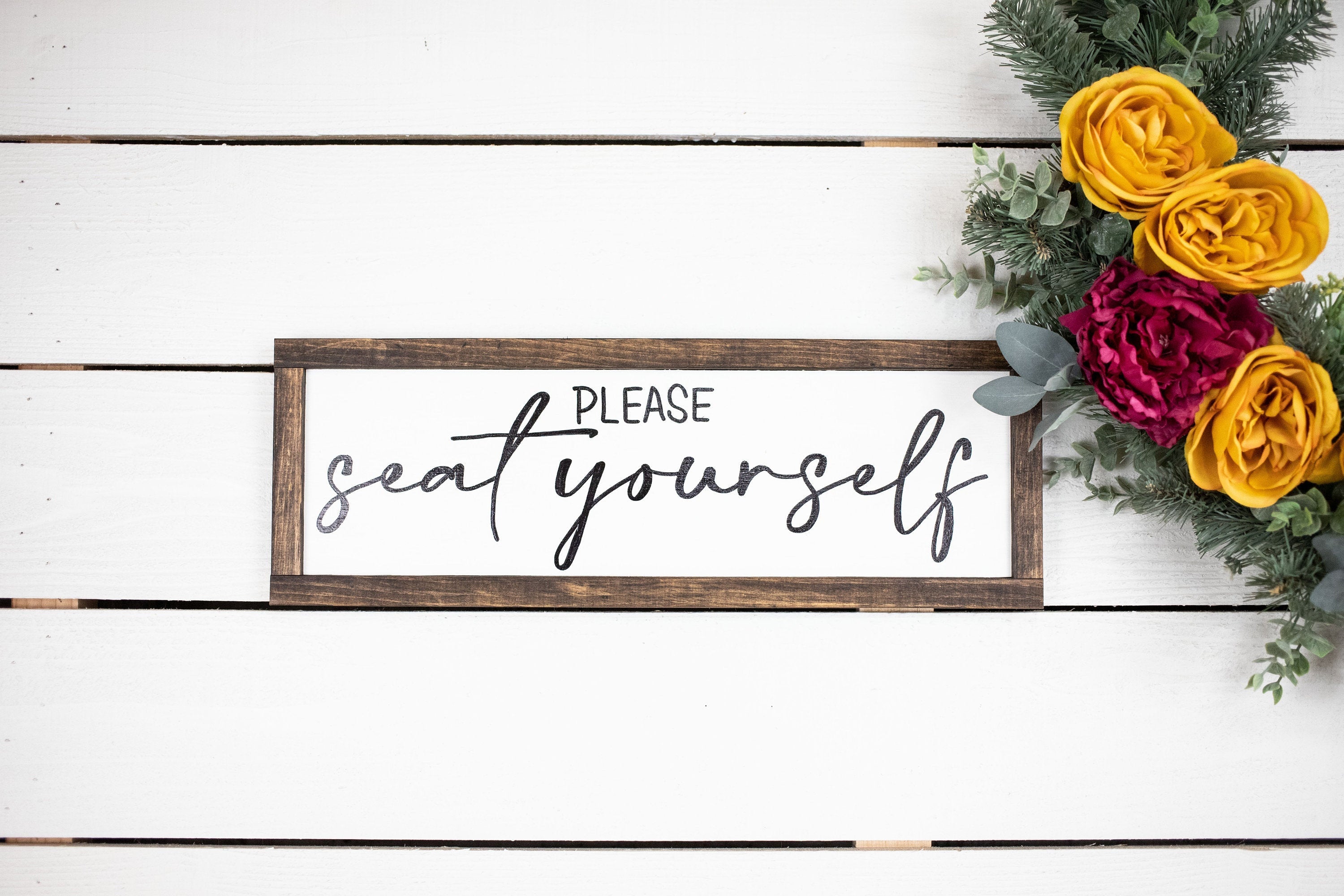 Please Seat Yourself